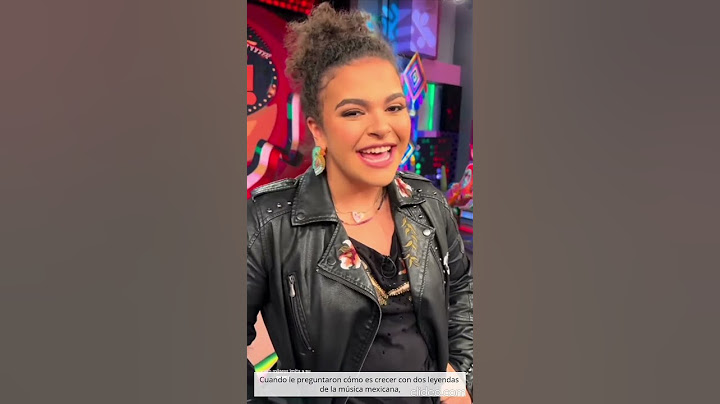 Lucerito starts imitating Lucero and Mijares, and makes everyone burst out laughing.