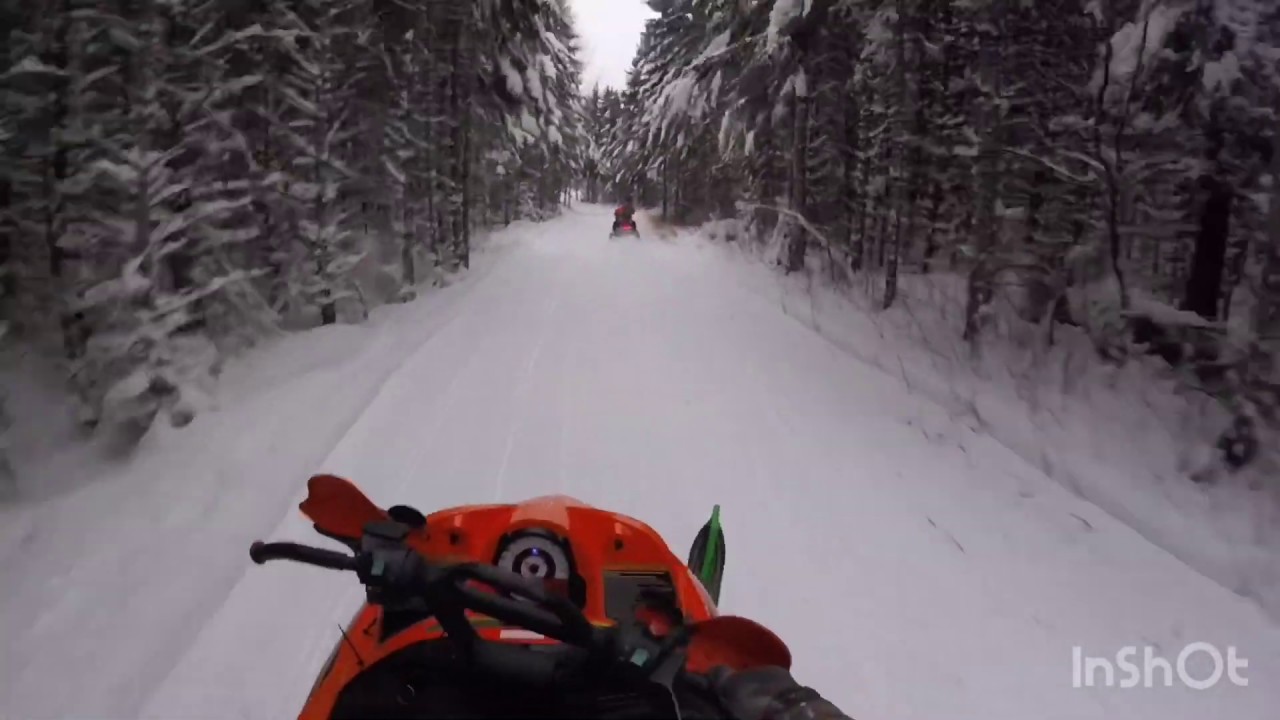 Snowmobiling Grand Marais MN YouTube