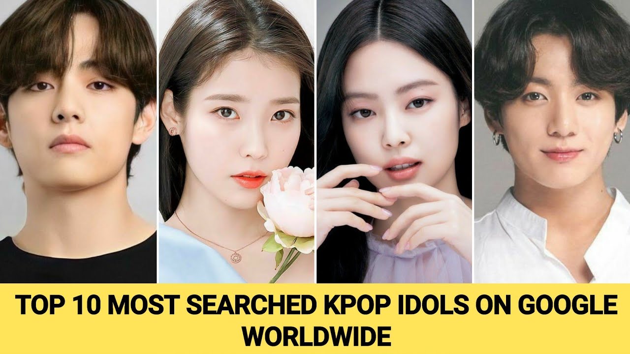 Top 10 most searched kpop idols on Google worldwide 2022 (part - 1)