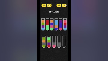 Water sort puzzle level 1616
