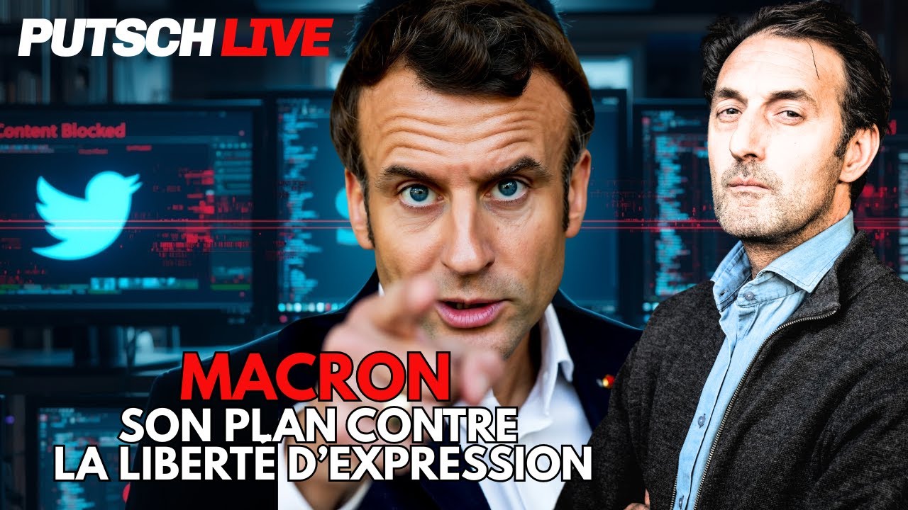 Le plan secret de Macron contre la liberté d'expression