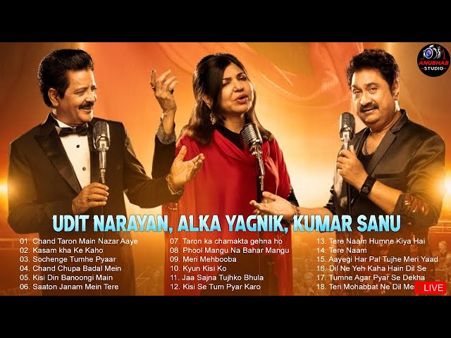 Evergreen Kumar Sanu, Udit Narayan, Alka Yagnik Romantic Old Hindi Songs SUPERHIT JUKEBOX #Bollywood class=