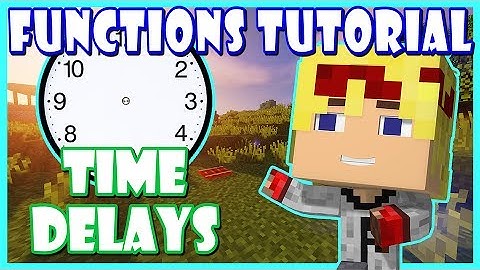 How To Make 2 Different TIME DELAYS In FUNCTIONS [MINECRAFT TUTORIAL] (1.12)