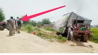 Tractor fail in trolley Belarus tractor faild tractor trolley tractor ki video tractor accident