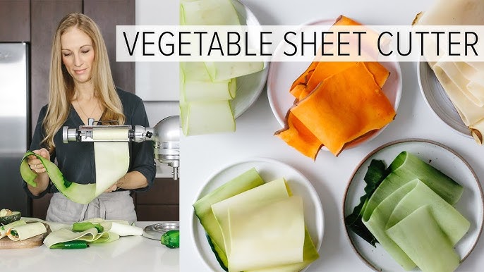 KitchenAid® Vegetable Sheet Cutter Attachment: Processing Hard