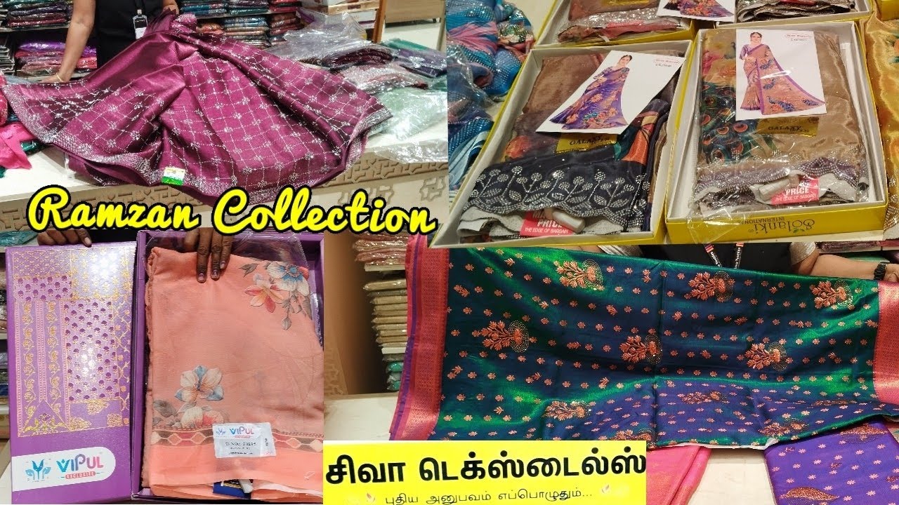 Shiva tex in Ramzan Collection | Tesla, Crepe, Poonam, Vipul, Mau silk sarees