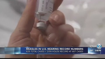 Measles cases make record