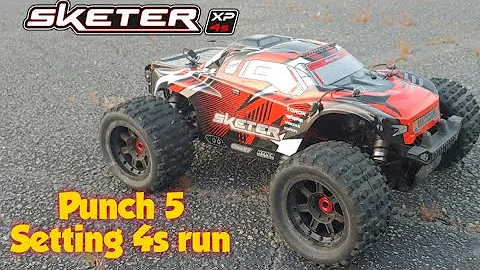 Punch 5 Setting 4s Test Run on the Team Corally Sketer