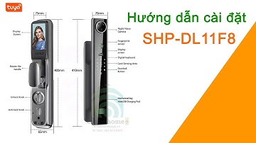 Cài Đặt Khóa Cửa Gỗ WiFi Thông Minh Nhận Dạng Khuôn Mặt Face ID Tuya SHP-DL11F8