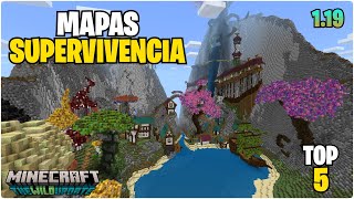 Mapas de SUPERVIVENCIA para Minecraft Bedrock 1.19 | TOP´5 | Mapas Multijugador 👾❤️ screenshot 5