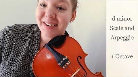 Viola | d minor Scale and Arpeggio - 1 Octave