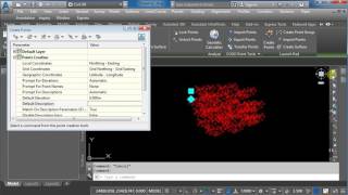 How to Use AutoCAD Civil 3D Points Creation from AutoCAD Points - Convert Points Classes Tutorial