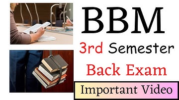 BBM 3rd Semester Back | Motivation for Back Exam | Nepali Tricks Ujjwal