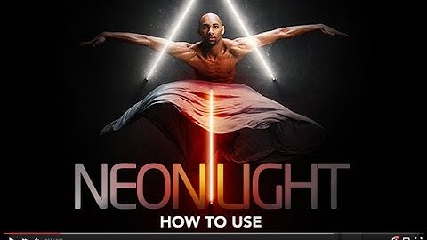 How to use - Animated Neon Light Photoshop Action