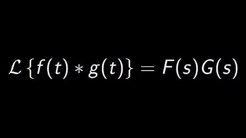 Proof of the Convolution Theorem :: Laplace Transforms