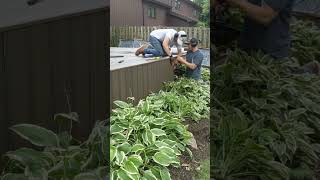 How we install Composite fortress skirting