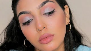 ميك اب يليق علي فستان بيبي بلو 💙 MAKEUP TUTORIAL