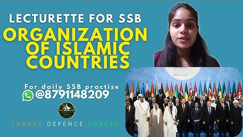 SSB Lecturette Topic|Organization of Islamic Countries|#274 |Daily Lecturette Practice|SSB INTERVIEW