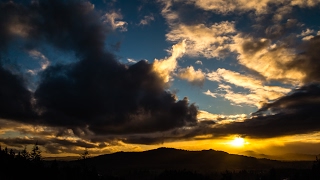 Forest Ridge - February 10, 2017 - Sunset Time Lapse