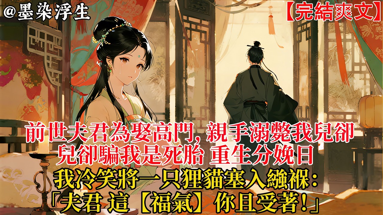 前世夫君為娶高門，親手溺斃我兒卻騙我是死胎，重生分娩日，我冷笑將一只狸貓塞入繈褓：「夫君 這【福氣】你且受著！」
