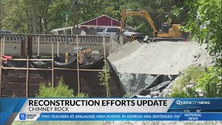 NCDOT updates Chimney Rock reconstruction efforts