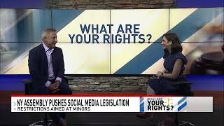 NY Assembly Pushes Social Media Legislation | What Are Your Rights? | CBS6 | Harding Mazzotti, LLP