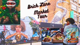Things to do in Brick Lane Market London UK | London food market and vintage market