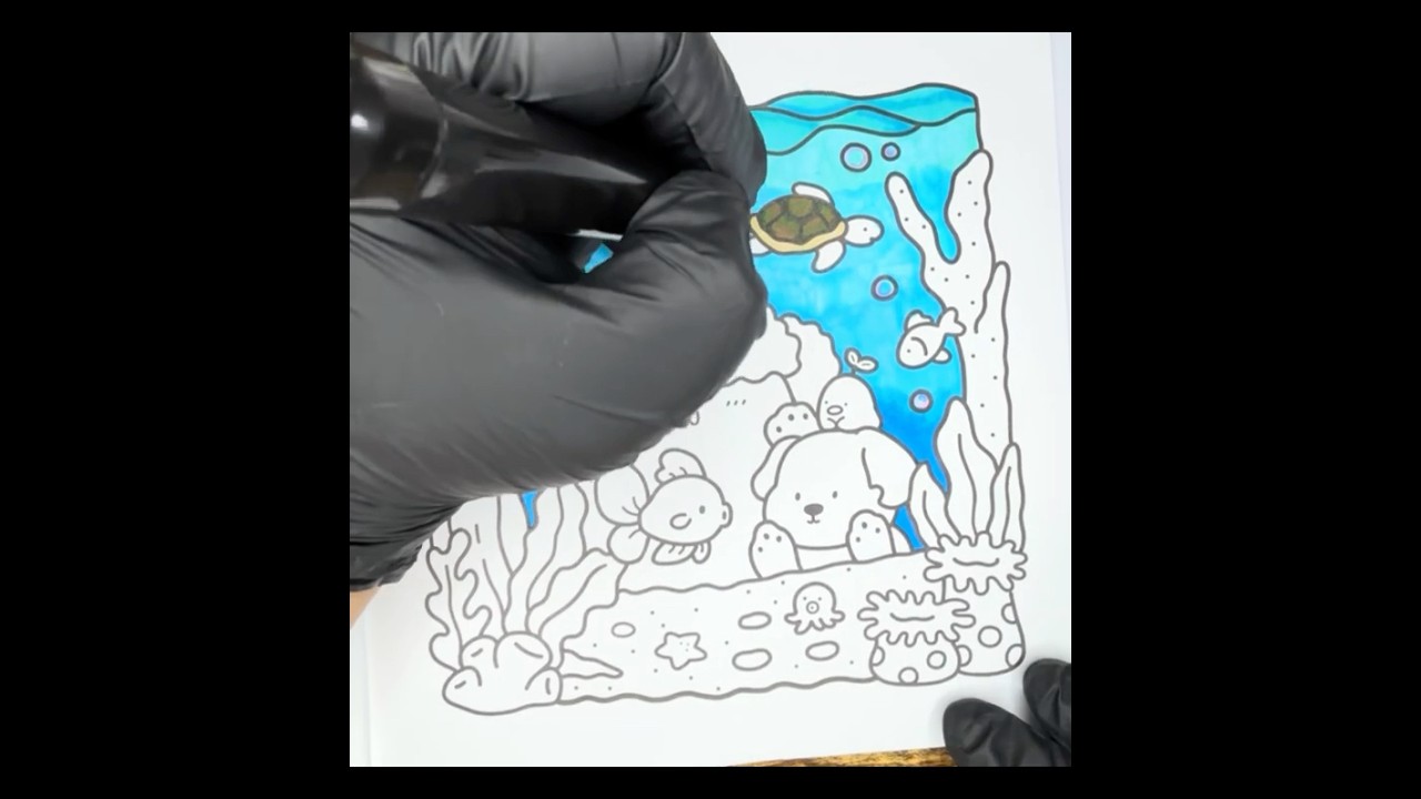 Color with me!  Learning to color! Ohuhu Markers 