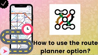 How to use the route planner option on Tube Map? screenshot 1