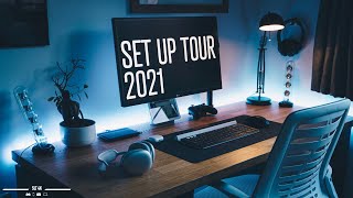 The Dream Home Office &amp; Setup Tour 2021 // Ultimate IKEA Hack Setup