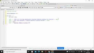 MEMBUAT CODEBLOCK BILANGAN TERBESAR DIANTARA DUA BILANG MENGGUNAKAN C++ #codeblocks #coding