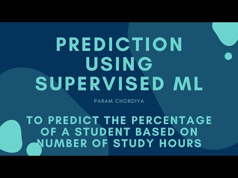 Predict the Percentage of an Student Score using Linear Regression
