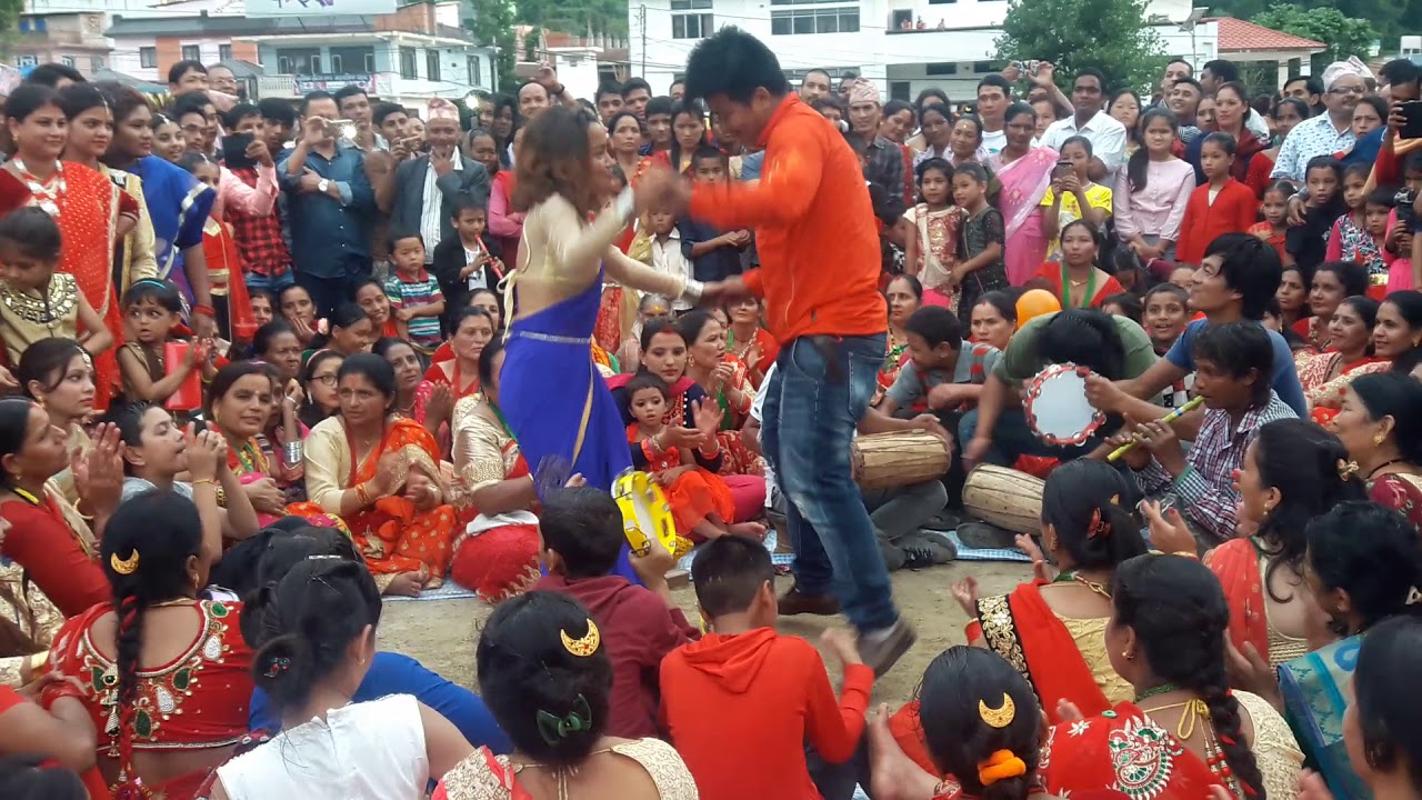 यो बर्षकै उत्कृष्ट तीज गीत र नाँच- gulmi tamghas babal teej dance - YouTube