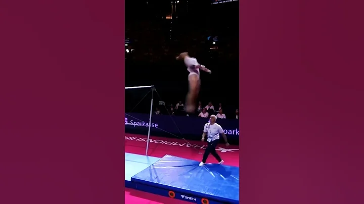 Gymnast PASSES OUT after dismount... #sports #gymnastics #fail