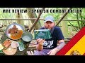 MRE REVIEW: Spanish Combat Ration - Field Test
