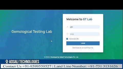 Gemstone Testing Lab Software (Price : RS 5000 only)