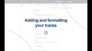 How to add music and edit your track details on RouteNote