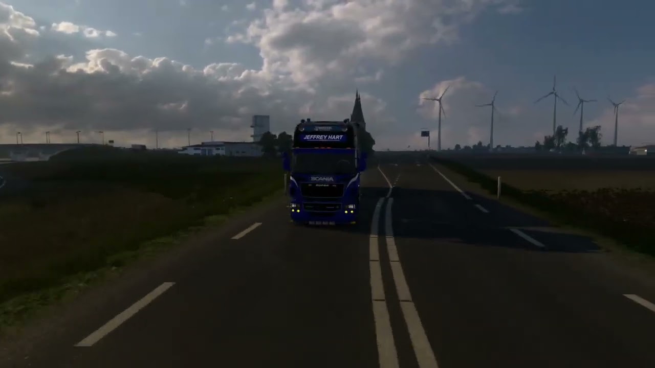 Ritje Luik naar Rotterdam met de dikke scania