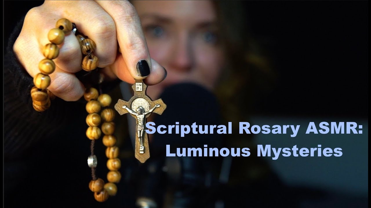Prayerful ASMR: Whispered Rosary || Luminous Mysteries