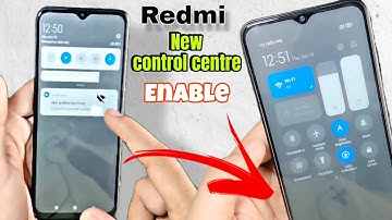 How to enable new control centre/panel in redmi Xiaomi miui 12,13,14 || new control centre update