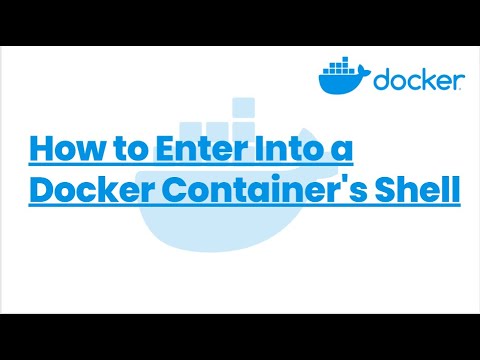 How to Enter Into a Docker Container's Shell | Docker Tutorials24 ...