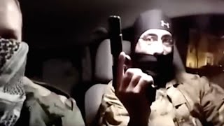 Armed Masked Men Intimidate Black Lives Matter Protests