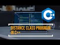 Distance Class Program in C   (2020) #ProtoGO