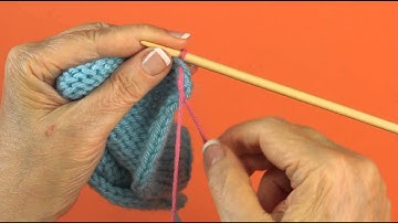 Picking Up Stitches Purlwise