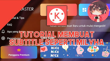 Hanya Menggunakan KineMaster!!, Tutorial Membuat Subtitle Vidio Seperti Milyha