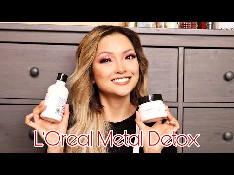L'Oreal Metal Detox Shampoo & Mask Review!!