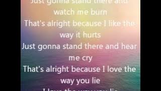 A Skylit Drive-Love The Way You Lie (lyrics)