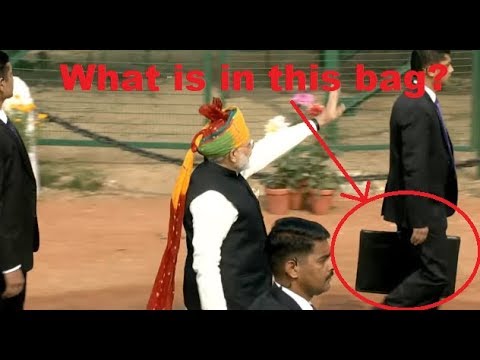 pm modi bodyguard security bulletproof briefcase