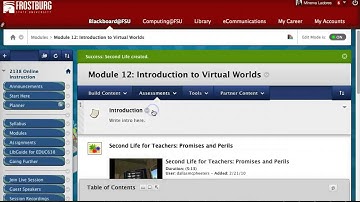How to Create a Learning Module on Blackboard