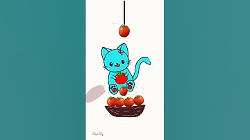 Tomatoes lover #flipaclip #animation #cartoon #cat